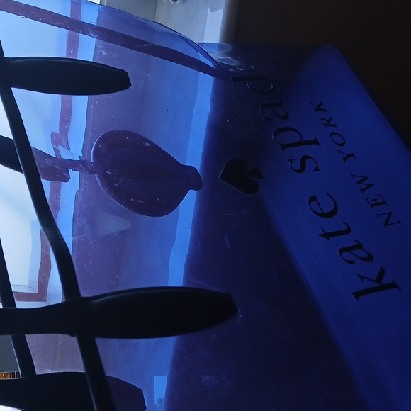 Kate Spade Up, Up & Away Hot Air Balloon Large Tote in Deep Cornflower - Picture 13 of 13